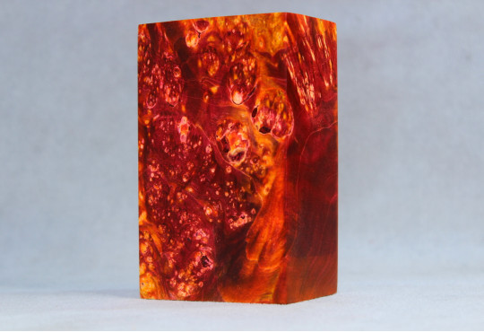 Stabilized Maple Burl Wood Mod Block